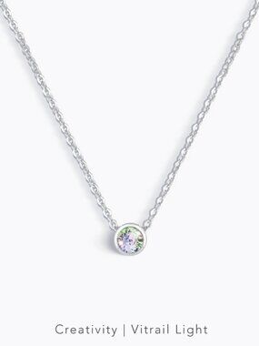 Lifestones Costa Necklace – Swarovski Crystal – Adjustable 20” – Creativity